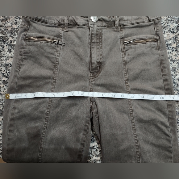 Women's Pre-Loved American Eagle Gray Hi Rise Jegging Size 8 - Picture 6 of 10